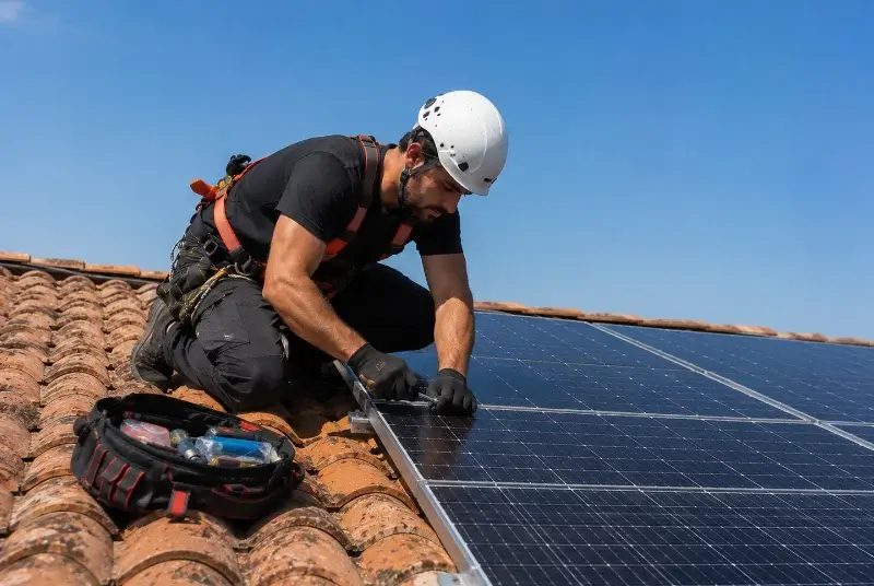 Maintenance et monitoring de panneaux solaires à Arpaillargues-et-Aureillac
